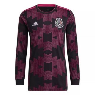 Primera Equipación Tailandia Camiseta Mexico ML 2021 Purpura Primera Equipación Tailandia Camiseta Mexico ML 2021 Purpura