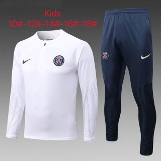 Niños Sudadera De Training PSG 2023 Blanco Niños Sudadera De Training PSG 2023 Blanco