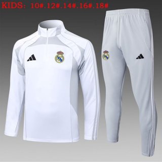 Ninos Sudadera De Training Real Madrid 2025/2026 Blanco 6 Ninos Sudadera De Training Real Madrid 2025/2026 Blanco 6