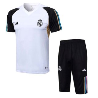 Camiseta Entrenamiento Real Madrid Conjunto Completo 2023/2024 Blanco Camiseta Entrenamiento Real Madrid Conjunto Completo 2023/2024 Blanco