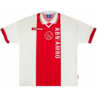 Primera Equipación Tailandia Camiseta Ajax Retro 1998 1999 Rojo Blanco Primera Equipación Tailandia Camiseta Ajax Retro 1998 1999 Rojo Blanco