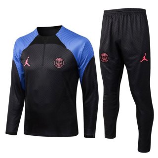 Sudadera De Training PSG 2023 Negro Azul Sudadera De Training PSG 2023 Negro Azul