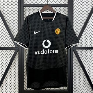 Tailandia Camiseta Manchester United Segunda Equipación Retro 2003-2005 Tailandia Camiseta Manchester United Segunda Equipación Retro 2003-2005