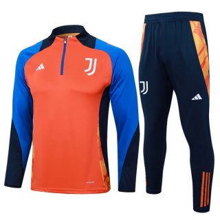 Sudadera De Training Juventus 2024/2025 Naranja Azul 3 Sudadera De Training Juventus 2024/2025 Naranja Azul 3