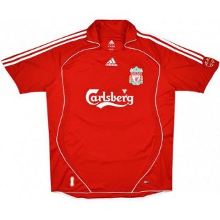 Primera Equipación Tailandia Camiseta Liverpool Retro 2006 2007 Rojo Primera Equipación Tailandia Camiseta Liverpool Retro 2006 2007 Rojo