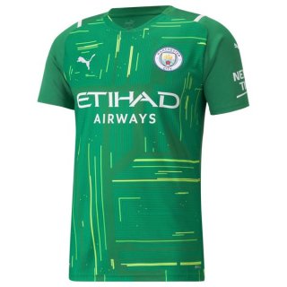 Tailandia Camiseta Manchester City Portero 2021/2022 Verde Tailandia Camiseta Manchester City Portero 2021/2022 Verde