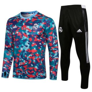 Sudadera De Training Real Madrid 2022 Rojo Azul Sudadera De Training Real Madrid 2022 Rojo Azul