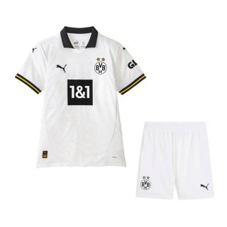 Camiseta Borussia Dortmund Weisse Tercera Equipación Niño 2024/2025 Camiseta Borussia Dortmund Weisse Tercera Equipación Niño 2024/2025