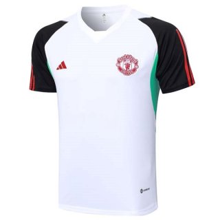 Camiseta Entrenamiento Manchester United 2023/2024 Blanco Camiseta Entrenamiento Manchester United 2023/2024 Blanco