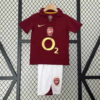 Camiseta Arsenal Primera Equipación Retro Niño 2005 2006 Camiseta Arsenal Primera Equipación Retro Niño 2005 2006