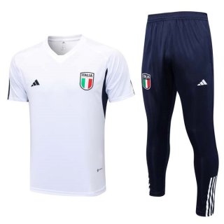 Camiseta Italia Conjunto Completo 2023/2024 Blanco Azul Camiseta Italia Conjunto Completo 2023/2024 Blanco Azul