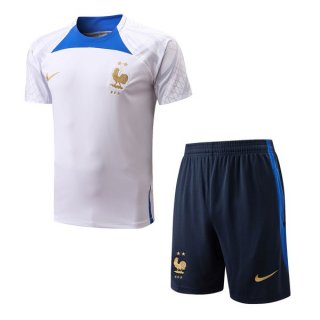 Camiseta Entrenamiento Francia Conjunto Completo 2022/2023 Blanco Camiseta Entrenamiento Francia Conjunto Completo 2022/2023 Blanco