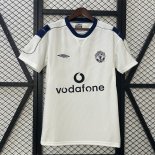 Tailandia Camiseta Manchester United Segunda Equipación Retro 2000 2001