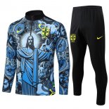 Sudadera De Training Brasil 2024/2025 Azul