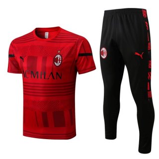 Camiseta AC Milan Conjunto Completo 2022/2023 Rojo Camiseta AC Milan Conjunto Completo 2022/2023 Rojo
