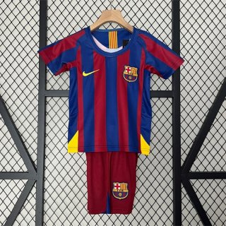 Camiseta Barcelona Primera Equipación Retro Niño 2005 2006 Camiseta Barcelona Primera Equipación Retro Niño 2005 2006