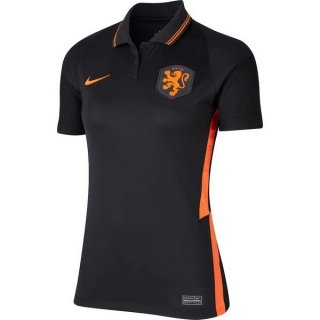Segunda Equipación Camiseta Países Bajos Mujer 2020 Negro Segunda Equipación Camiseta Países Bajos Mujer 2020 Negro