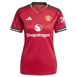 Camiseta Manchester United Primera Equipación Mujer 2025/2026 Camiseta Manchester United Primera Equipación Mujer 2025/2026