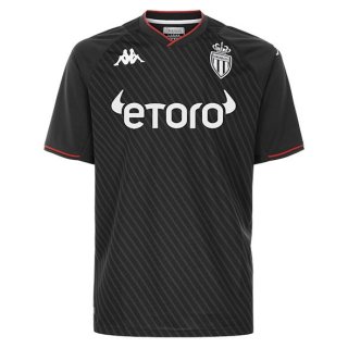 Segunda Equipación Camiseta AS Monaco 2021/2022 Negro Segunda Equipación Camiseta AS Monaco 2021/2022 Negro