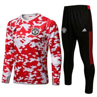 Sudadera De Training Manchester United 2022 Rojo Negro Sudadera De Training Manchester United 2022 Rojo Negro