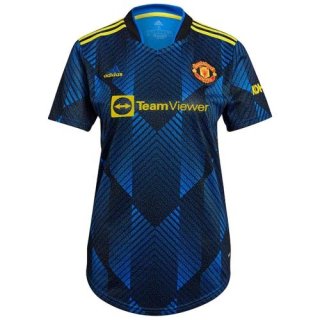 Tercera Equipación Camiseta Manchester United Mujer 2021/2022 Tercera Equipación Camiseta Manchester United Mujer 2021/2022