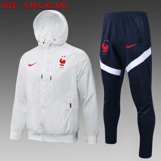 Rompevientos Francia Conjunto Completo 2022 Blanco Azul Rompevientos Francia Conjunto Completo 2022 Blanco Azul