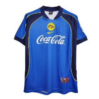 Segunda Equipación Tailandia Camiseta América Retro 2001 2002 Azul Segunda Equipación Tailandia Camiseta América Retro 2001 2002 Azul
