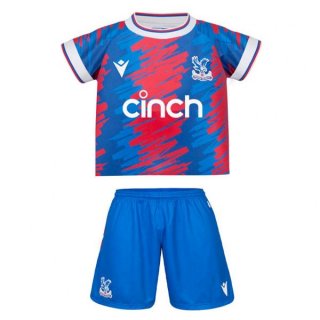 Camiseta Crystal Palace Primera Equipación Niño 2022/2023 Rojo Azul Camiseta Crystal Palace Primera Equipación Niño 2022/2023 Rojo Azul