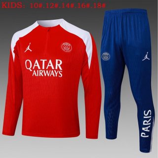 Ninos Sudadera De Training PSG 2025/2026 Rojo 5 Ninos Sudadera De Training PSG 2025/2026 Rojo 5