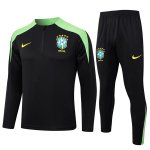 Sudadera De Training Brasil 2024/2025 Negro Verde 3 Sudadera De Training Brasil 2024/2025 Negro Verde 3