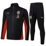 Chandal AC Milan 2025/2026 Negro Rojo