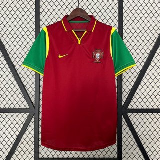 Tailandia Camiseta Portugal Primera Equipación Retro 1999 Tailandia Camiseta Portugal Primera Equipación Retro 1999