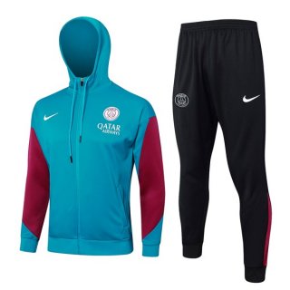 Chandal Con Capucha PSG 2024/2025 Azul Rojo 3 Chandal Con Capucha PSG 2024/2025 Azul Rojo 3