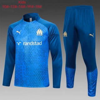 Ninos Sudadera De Training Marsella 2024 Azul 2 Ninos Sudadera De Training Marsella 2024 Azul 2