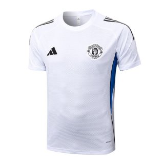 Camiseta Entrenamiento Manchester United 2025/2026 Blanco 3 Camiseta Entrenamiento Manchester United 2025/2026 Blanco 3