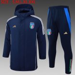 Abrigo Italia Conjunto Completo 2024/2025 Azul