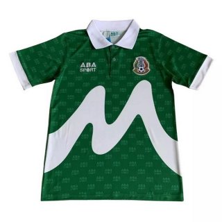 Primera Equipación Tailandia Camiseta Mexico Retro 1995 Verde Primera Equipación Tailandia Camiseta Mexico Retro 1995 Verde