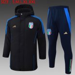 Abrigo Italia Conjunto Completo 2024/2025 Negro