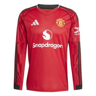 Tailandia Camiseta Manchester United Primera Equipación ML 2025/2026 Tailandia Camiseta Manchester United Primera Equipación ML 2025/2026