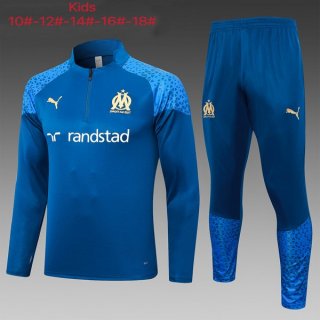 Ninos Sudadera De Training Marsella 2024 Azul Ninos Sudadera De Training Marsella 2024 Azul