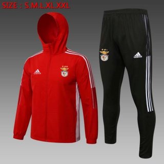 Rompevientos Benfica Conjunto Completo 2022 Rojo Negro Rompevientos Benfica Conjunto Completo 2022 Rojo Negro
