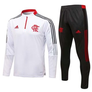 Sudadera De Training Flamengo 2022 Blanco Negro Sudadera De Training Flamengo 2022 Blanco Negro
