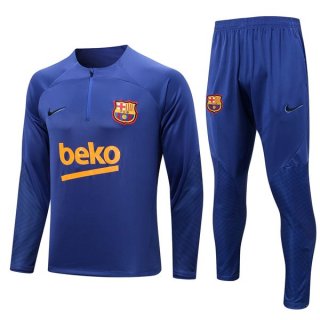 Sudadera De Training Barcelona 2023 Azul Sudadera De Training Barcelona 2023 Azul