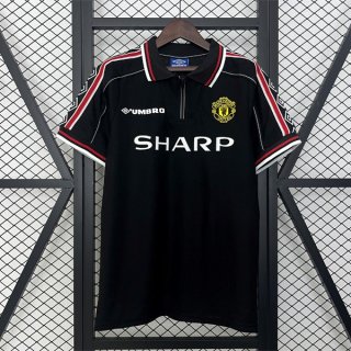 Tailandia Camiseta Manchester United Tercera Equipación Retro 1998-1999 Tailandia Camiseta Manchester United Tercera Equipación Retro 1998-1999