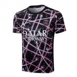 Camiseta Entrenamiento PSG 2025/2026 Negro Rosa 3