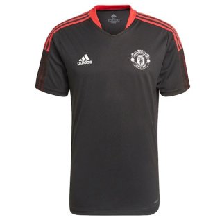 Primera Equipación Camiseta Entrenamiento Manchester United 2021/2022 Negro Primera Equipación Camiseta Entrenamiento Manchester United 2021/2022 Negro