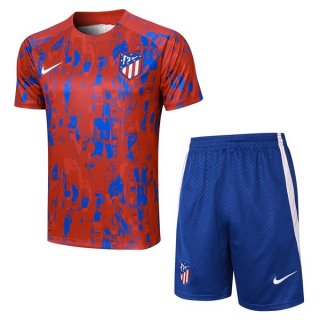 Camiseta Entrenamiento Atletico Madrid Conjunto Completo 2024 Rojo Azul Camiseta Entrenamiento Atletico Madrid Conjunto Completo 2024 Rojo Azul