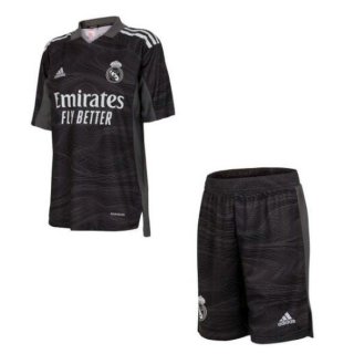 Camiseta Real Madrid Portero Niño 2021/2022 Negro Camiseta Real Madrid Portero Niño 2021/2022 Negro