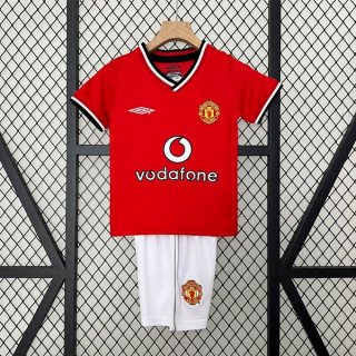 Camiseta Manchester United Primera Equipación Niño Retro 2000 2001 Camiseta Manchester United Primera Equipación Niño Retro 2000 2001