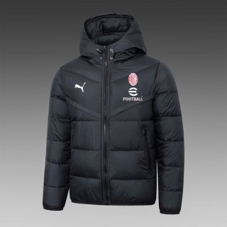 Abrigo Plumón AC Milan 2024/2025 Negro Abrigo Plumón AC Milan 2024/2025 Negro